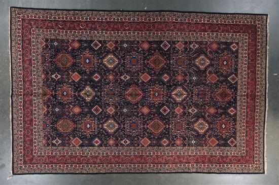 Appraisal: Semi-antique Tabriz carpet Persia circa x Estimate - Good condition