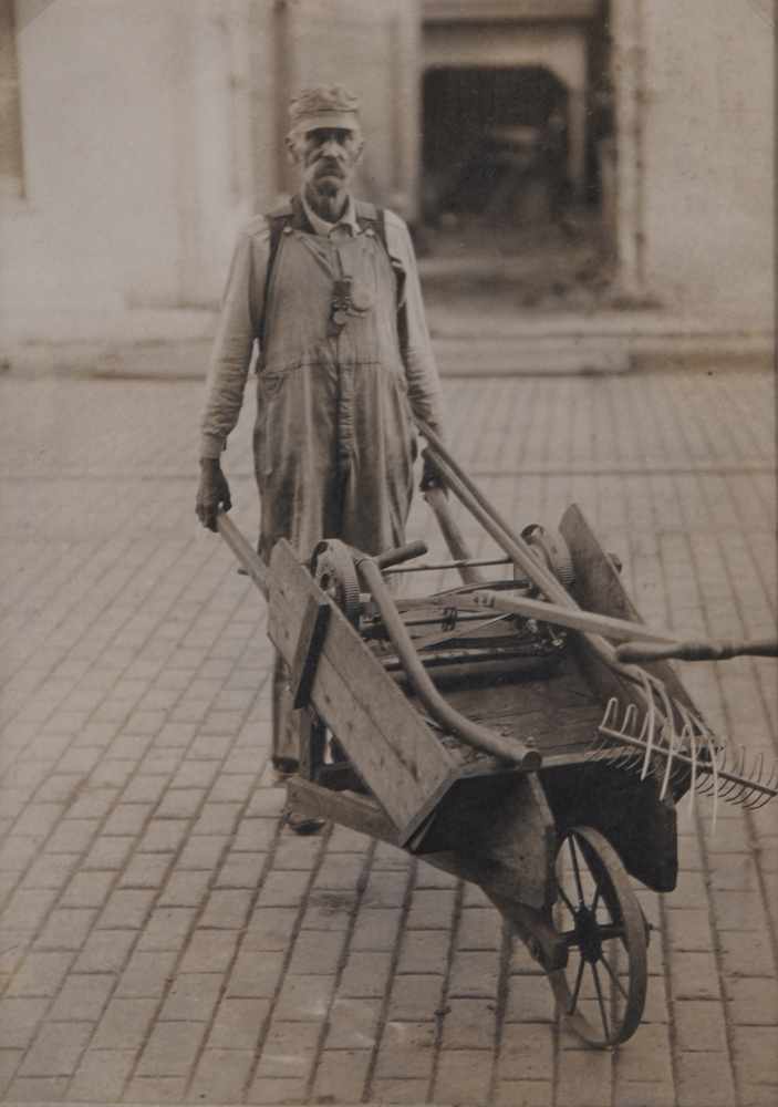 Appraisal: UNKNOWN AUGUST GARDENER Silver print Provenance Property from the Collection