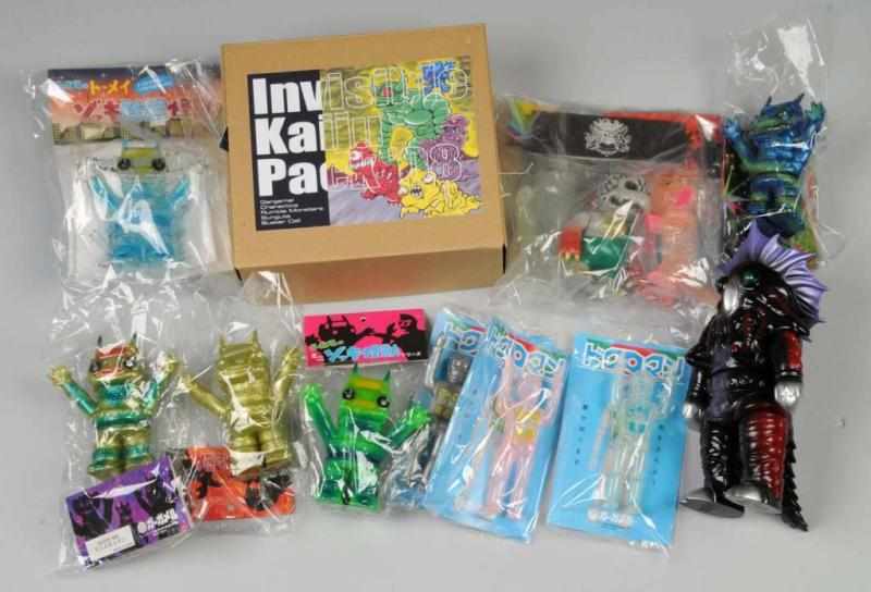 Appraisal: Lot of Gargamel Soft Vinyl Figures Description Includes ten plus