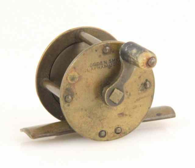 Appraisal: An Ogden Smith cm brass fishing reel