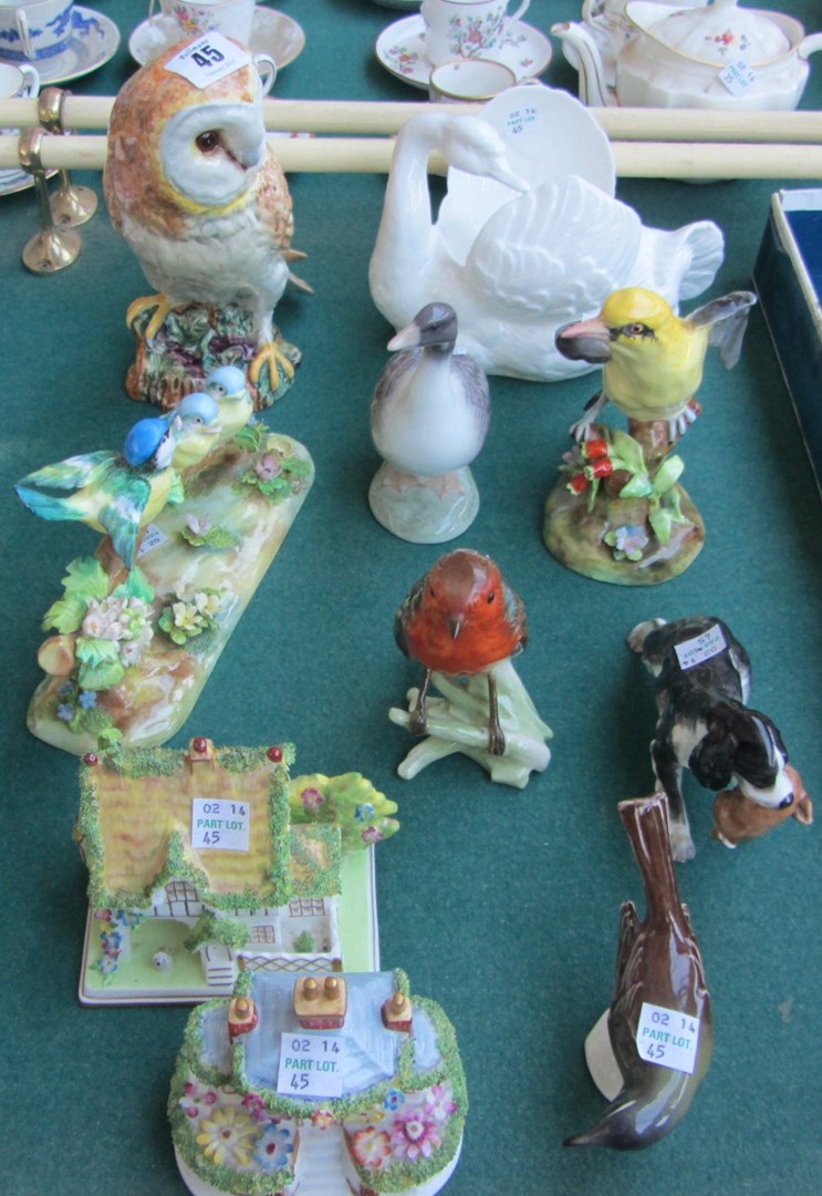 Appraisal: A quantity of th century porcelain collectables including a Beswick