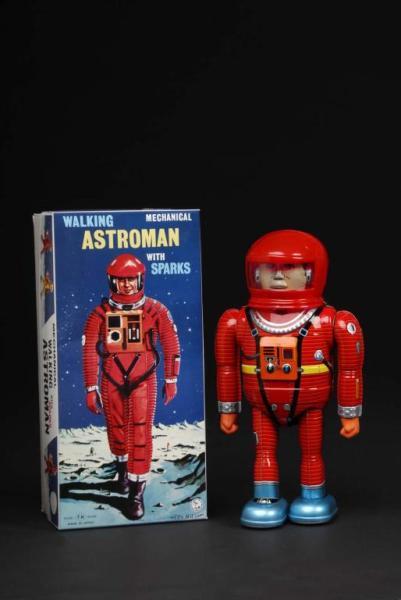 Appraisal: Contemporary Astro Man Toy Description Japanese Made by Osaka Red