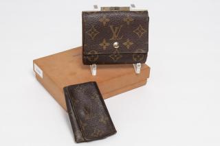 Appraisal: Vintage Louis Vuitton a woman's wallet and change purse and