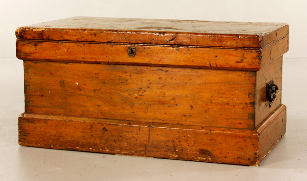 Appraisal: - th C Canadian Chest th century chest pine from