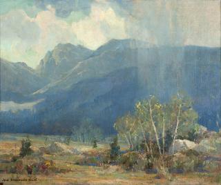 Appraisal: Jack Wilkinson Smith ''Passing Showers'' signed lower left Jack Wilkinson