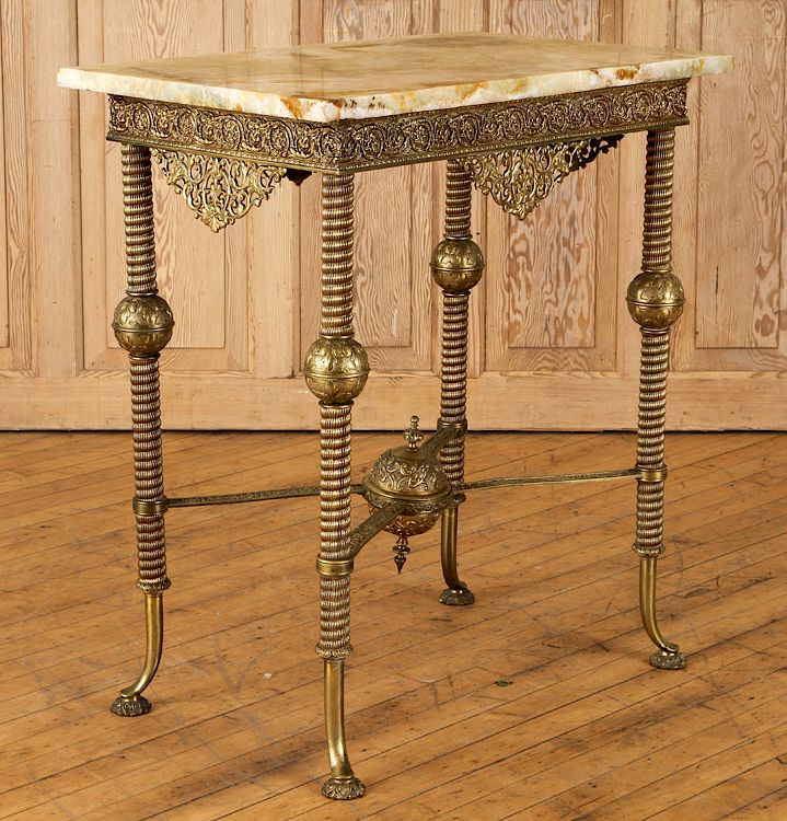 Appraisal: LATE TH C RENAISSANCE REVIVAL HALLWAY TABLE A late nineteenth