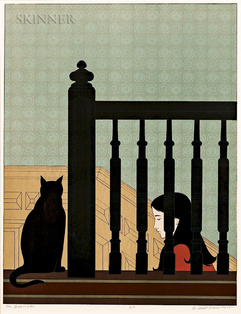 Appraisal: Will Barnet American - The Bannister Will Barnet American -