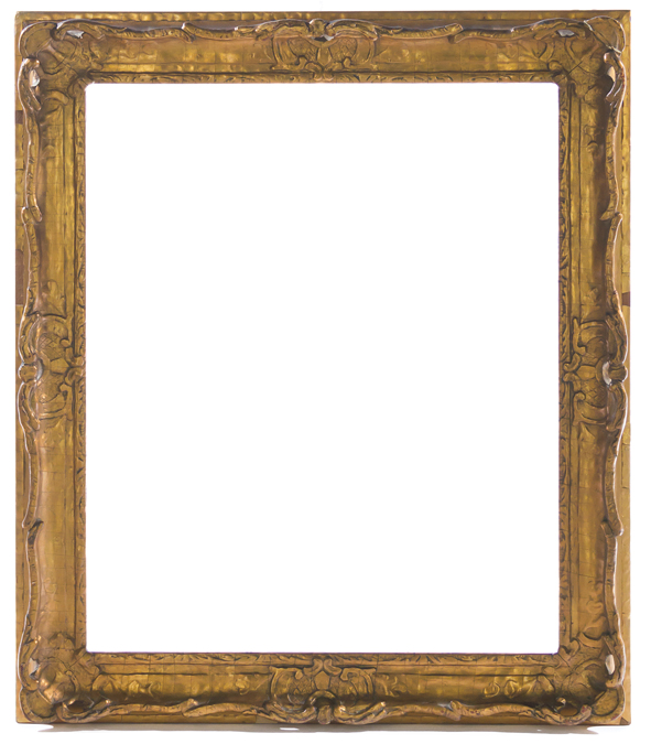 Appraisal: FRAME Early th Century American French Style W x rabbet