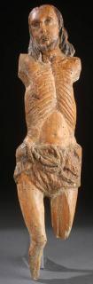 Appraisal: ALPINISH CARVED CORPUS CHRISTI TH TH C AN INTERESTING PROVINCIAL