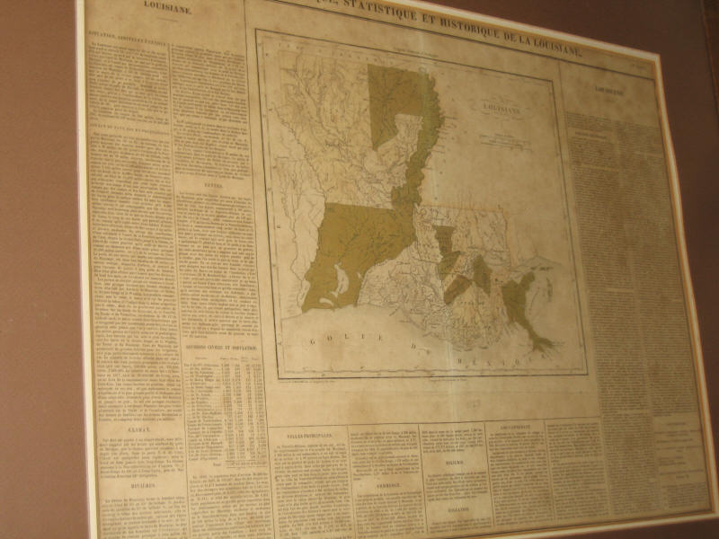 Appraisal: TWO FRAMED FRENCH MAPS Carte Georaphique statistique et Historique De