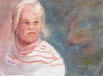 Appraisal: Malcolm Brown American Contemporary Untitled portrait of a little girl