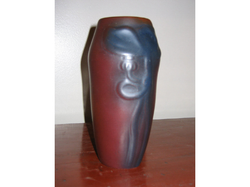 Appraisal: VAN BRIGGLE COLORADO SPRINGS Mulberry glaze high-shoulder pottery vase with