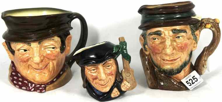 Appraisal: Royal Doulton Large Character Jugs Sam Weller D and Johnny