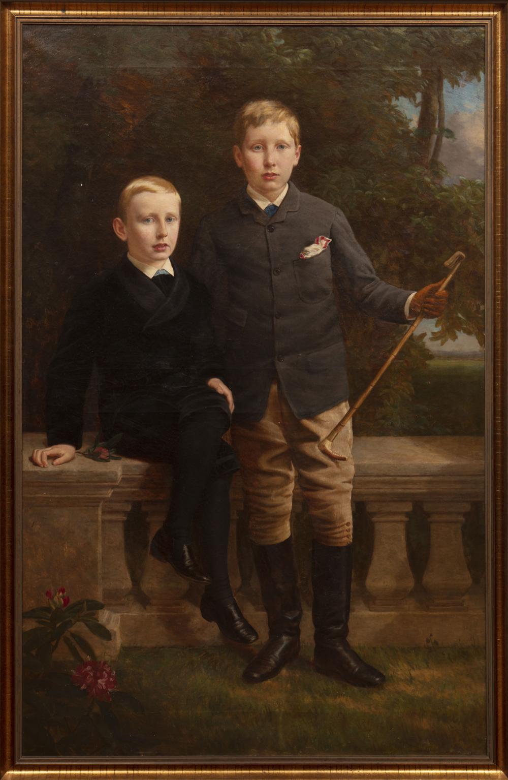 Appraisal: Thomas Comley Vivian British - The Two Squires oil on