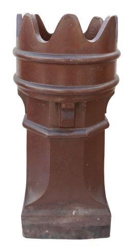 Appraisal: Architectural turret-form chimney pot early thc approx h w d