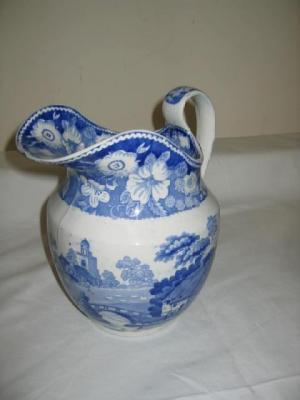 Appraisal: AN EARLY VICTORIAN EARTHENWARE JUG of baluster form printed in