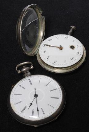 Appraisal: Two Sterling Pocket Watches