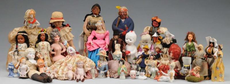 Appraisal: Large Lot of Miscellaneous Doll Doll Items Description Conditions vary