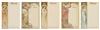 Appraisal: ALPHONSE MUCHA - CHAMPAGNE MO T CHANDON Group of menus