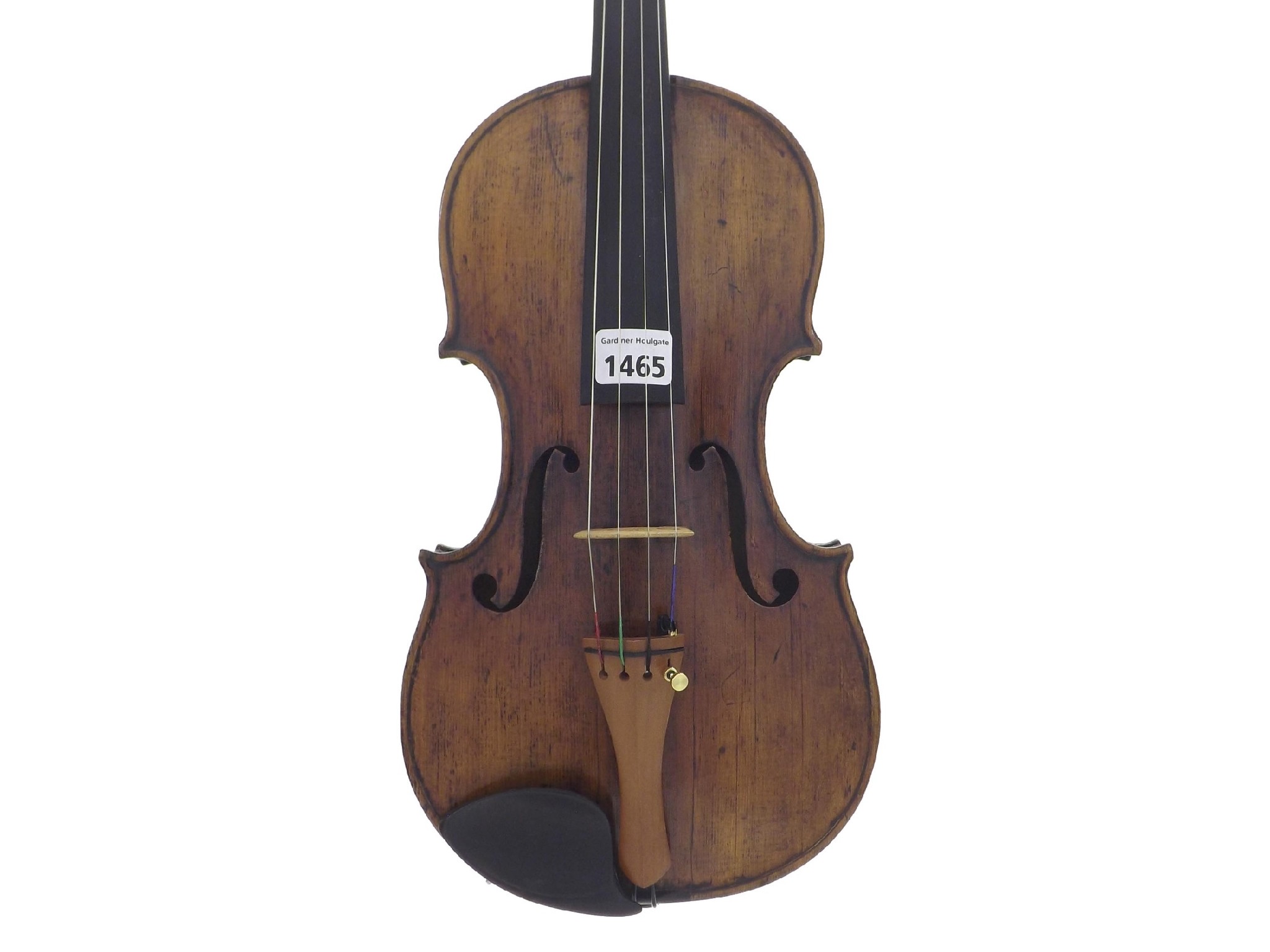 Appraisal: Interesting early German violin labelled Anton Jais in Mittenwald an