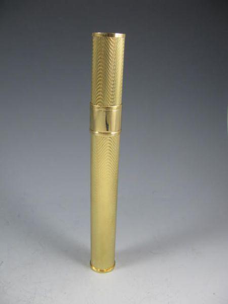 Appraisal: KT Gold Cigar Case hallmarked to base and interior of