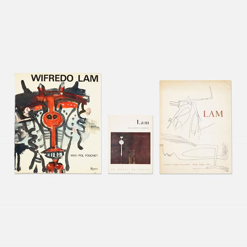 Appraisal: Wifredo Lam collection of three books Wifredo Lam collection of