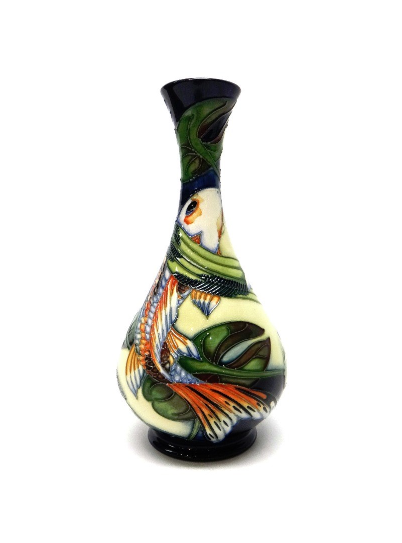 Appraisal: A Moorcroft 'Quiet Waters' vase by Philip Gibson circa cm