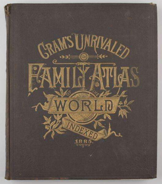 Appraisal: Cram's Atlas With Carolinas Insert Cram's Unrivaled Family Atlas of