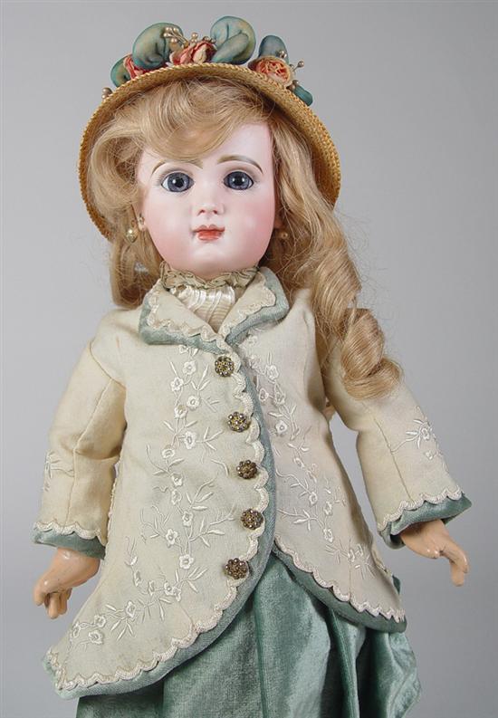 Appraisal: French Tete Jumeau Child Doll French socket head Jumeau marked