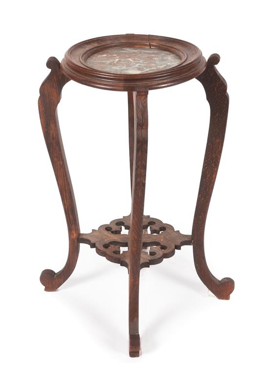 Appraisal: Sale Lot A Victorian Walnut Pedestal Table having a circular