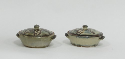 Appraisal: Seth Cardew Wenford Bridge Pottery ARR A pair of tureens