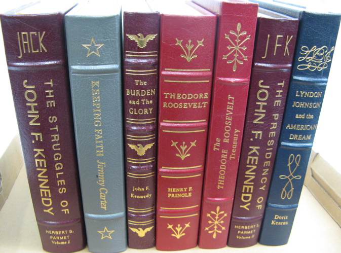 Appraisal: EIGHTEEN COLLECTIBLE LEATHER BOUND BOOKS from The Presidents' Library by