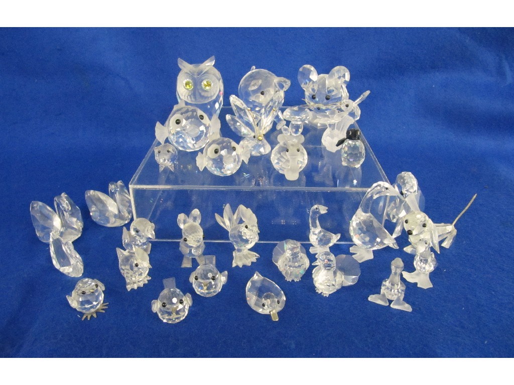 Appraisal: Collection of Swarovski and other crystal animals