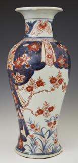 Appraisal: Japanese Imari Baluster Vase th c with floral decoration in