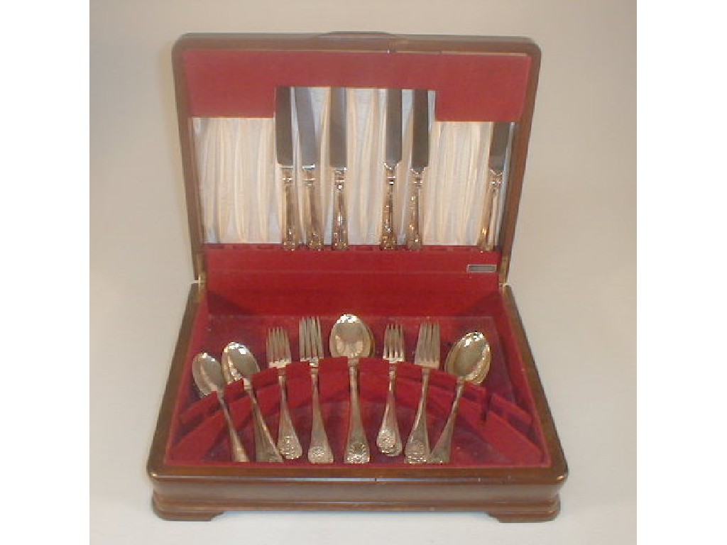 Appraisal: A late Victorian part suite of silver Shell and Thread