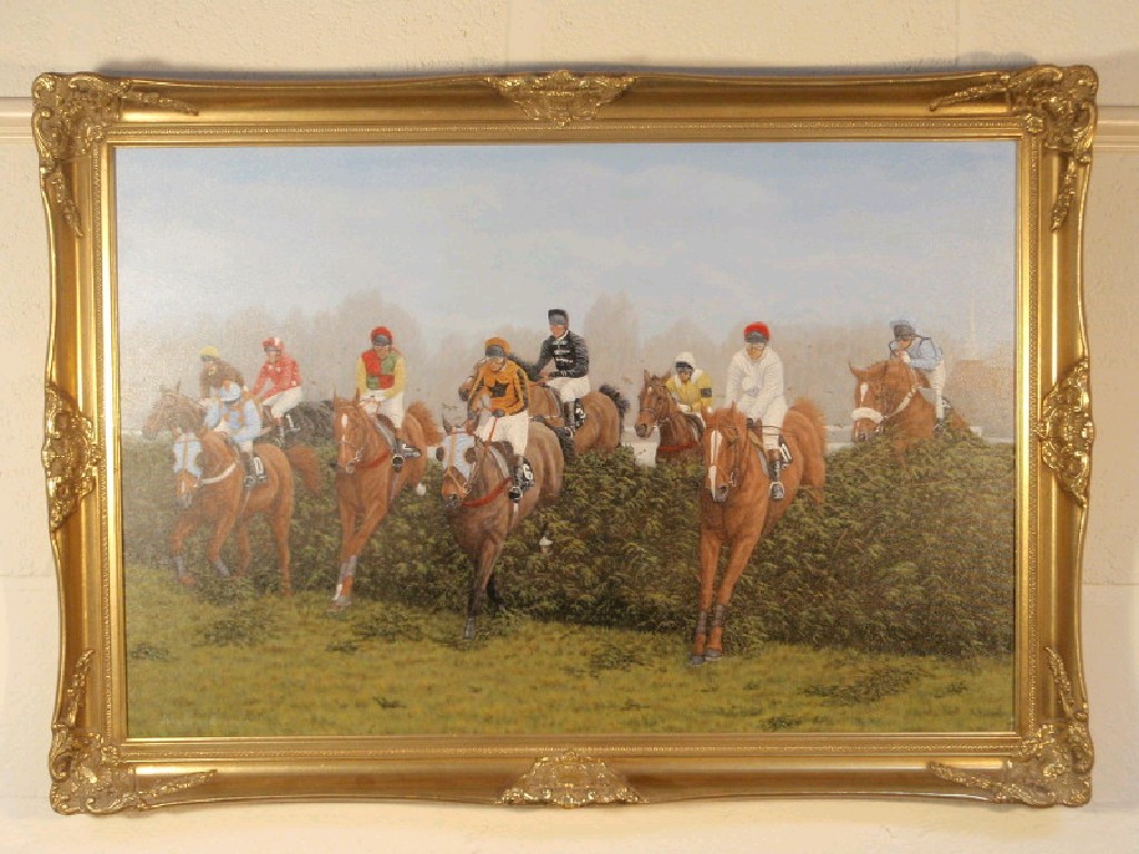 Appraisal: John Brian Evanson th century the Seagram Grand national oil