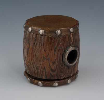 Appraisal: A Carved Wood Netsuke of a Drum th Century Carved