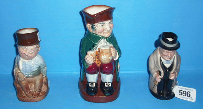 Appraisal: Royal Doulton Toby Jugs to include Medium Size old Charlie