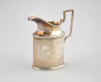 Appraisal: A Victorian Sterling Silver Cream Jug T Co Ovoid in