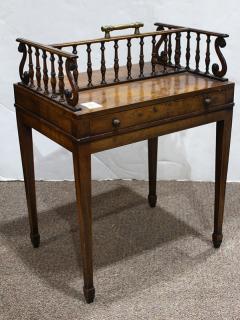 Appraisal: English fruitwood hall table English fruitwood hall table th Century