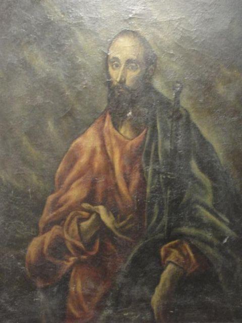 Appraisal: Old Master O C of Saint Paul Style of El