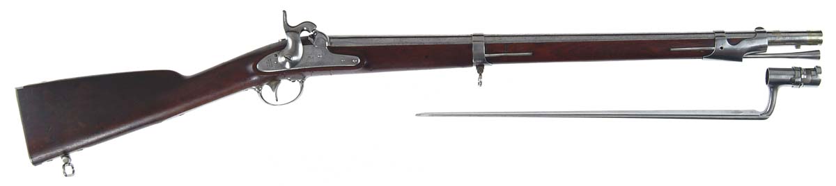 Appraisal: SPRINGFIELD MUSKETOON WITH BAYONET Cal NSN rnd bbl Dated on