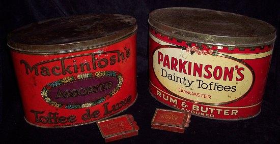 Appraisal: A Parkinson's Dainty Toffees oval tin cm wide a Mackintosh's