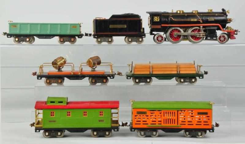 Appraisal: Lionel Standard Gauge No E Freight Train Set Includes no