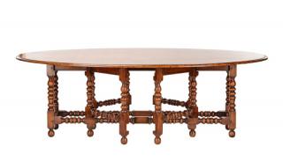 Appraisal: Theodore Alexander Wake or Gateleg Dining Table Theodore Alexander American