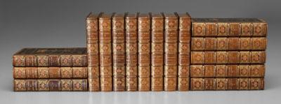 Appraisal: Set of leather-bound books volumes Richard Henry Stoddard The Works