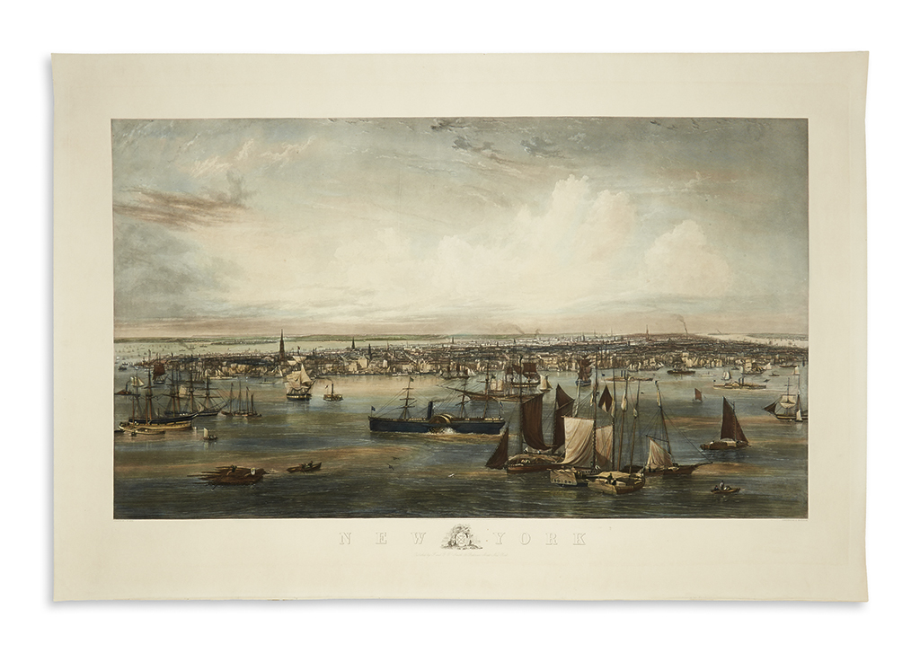 Appraisal: NEW YORK CITY Hill John W after Mottram Charles engraver