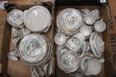 Appraisal: A large collection of Lord Nelson Indian tree dinner and