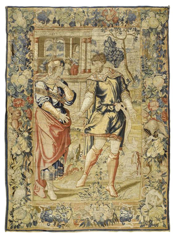 Appraisal: TAPESTRY early Baroque probably Brussels th century H cm W