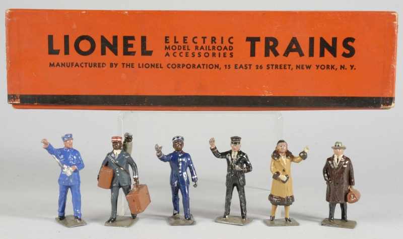 Appraisal: Lionel No Miniature Railroad Figures Description American Pre-war Pot metal